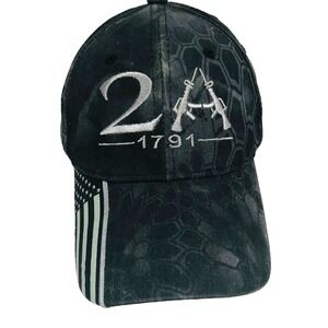 Kryptek Mens Camo Hat OS 2A Tactical Cap Embroidered Flag Hunt Statement Outdoor